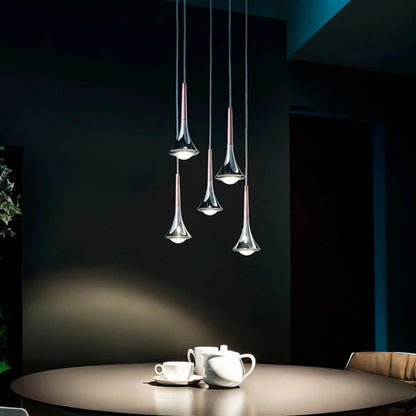 Suspension goutte de pluie design – Luminaire moderne élégant