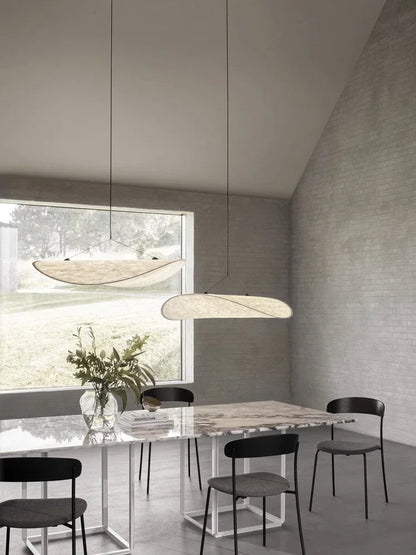 Suspension LED en papier Dupont – Luminaire design moderne