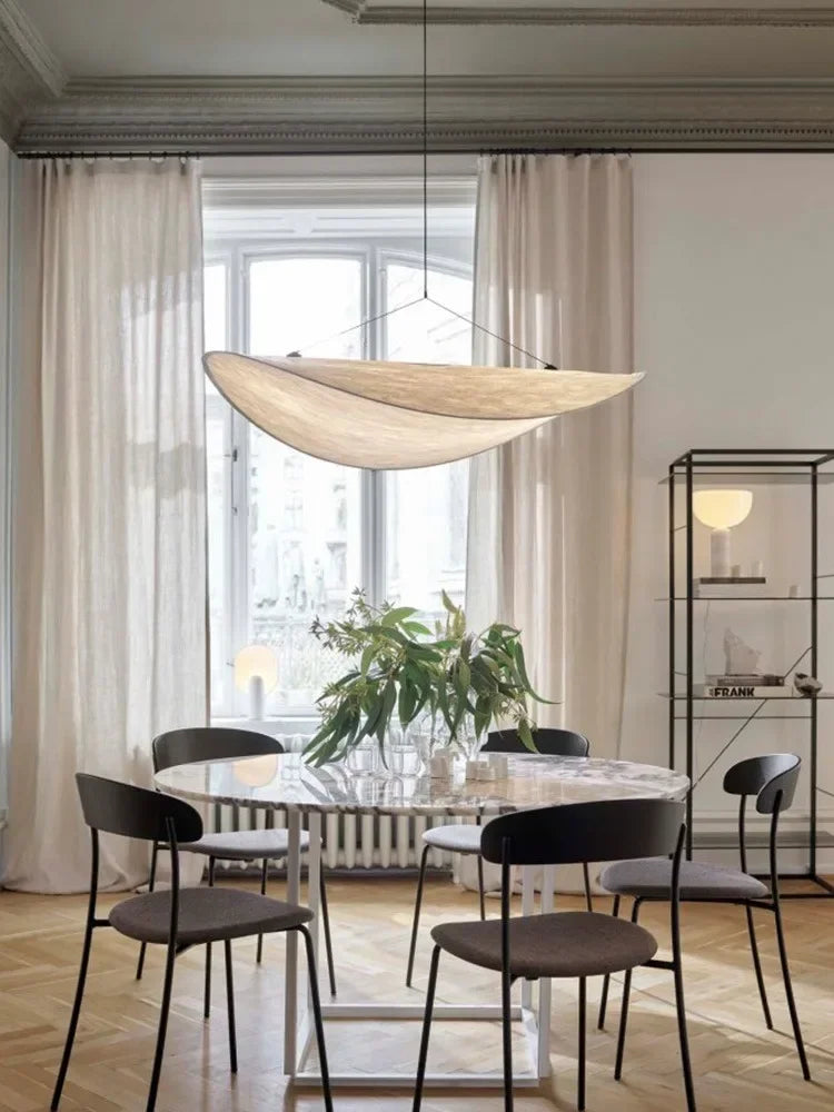 Suspension LED en papier Dupont – Luminaire design moderne