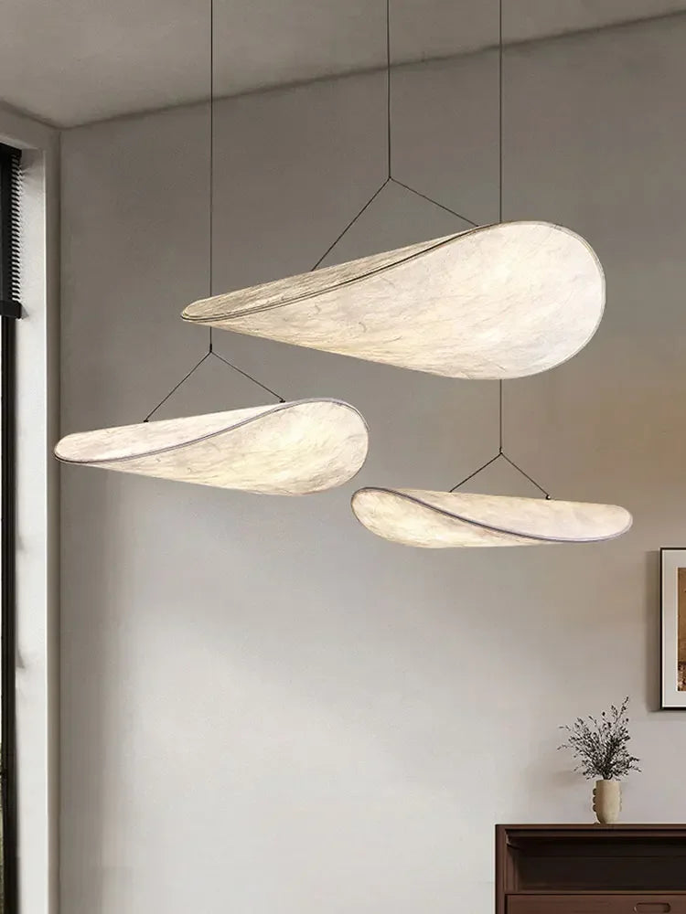 Suspension LED en papier Dupont – Luminaire design moderne
