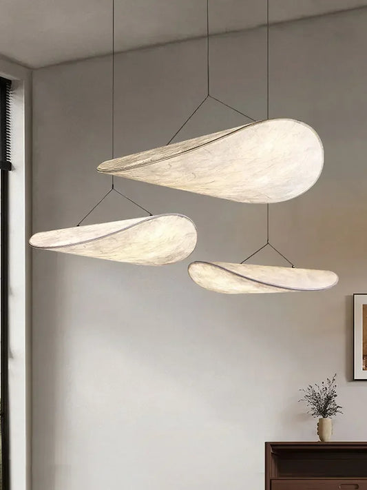 Suspension LED en papier Dupont – Luminaire design moderne