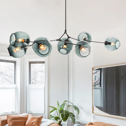 Suspension nordique en verre teinté – Design moderne
