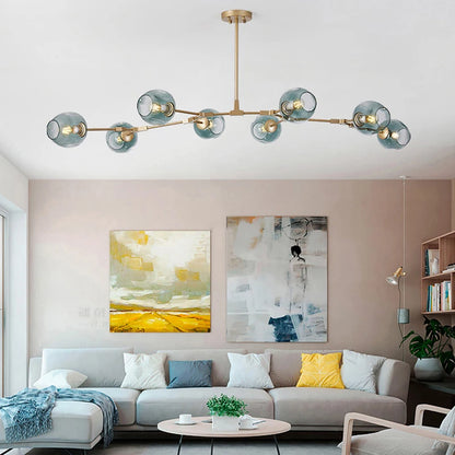 Suspension nordique en verre teinté – Design moderne