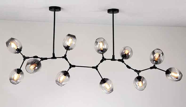 Suspension nordique en verre teinté – Design moderne