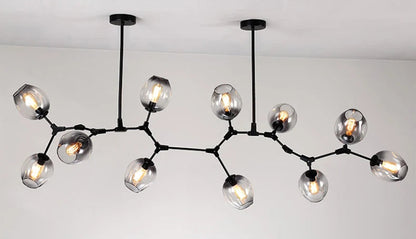 Suspension nordique en verre teinté – Design moderne