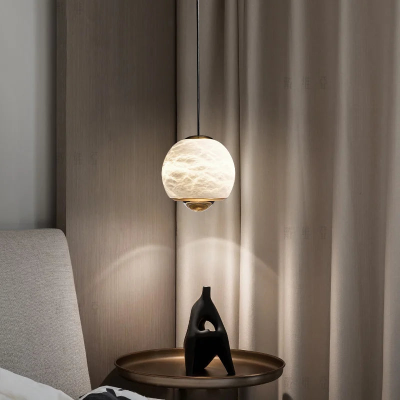 Suspension en marbre naturel – Design moderne élégant