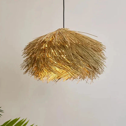 Suspension en rotin tressé à la main – Luminaire naturel chaleureux
